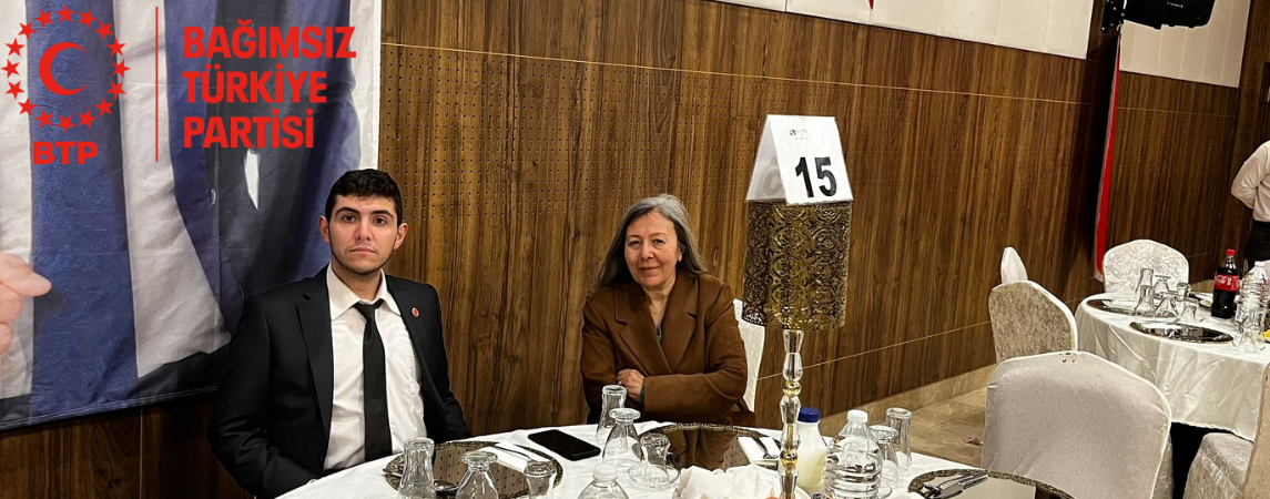 Karabağlar İlçe Başkanı Atacan Şenol, BTP’nin 14 Mart İftar Programında!