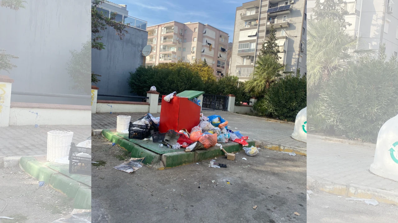 İzmir'de son dakika: Zübeyde Hanım Mahallesi'nde çöp sorunu!